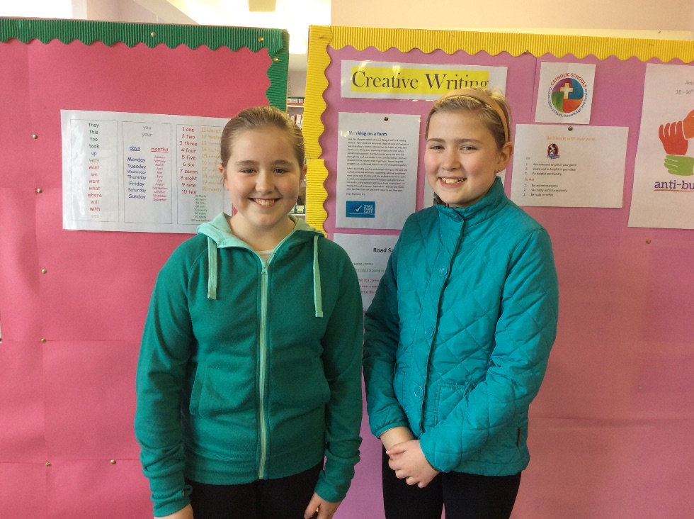 Molly and Maria's success in Youth Speak Competition