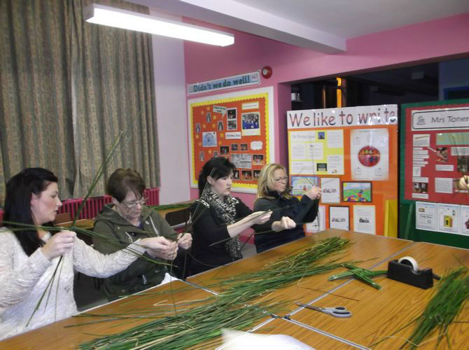 St Brigid's Crosses - Parent workshop