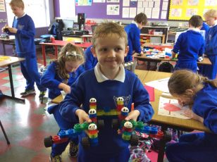 Pupils Constructing using Lego