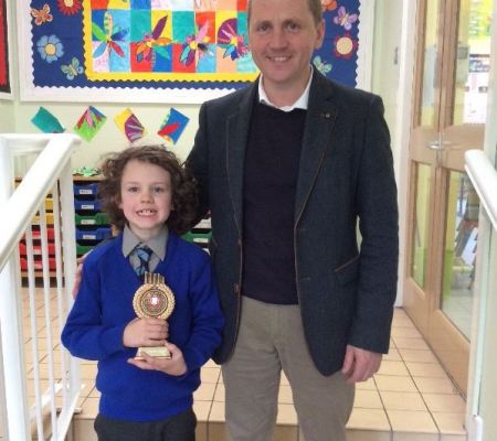 Daithi wins Best Helper Award