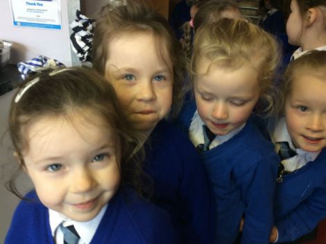 Primary one pupils prior to voting